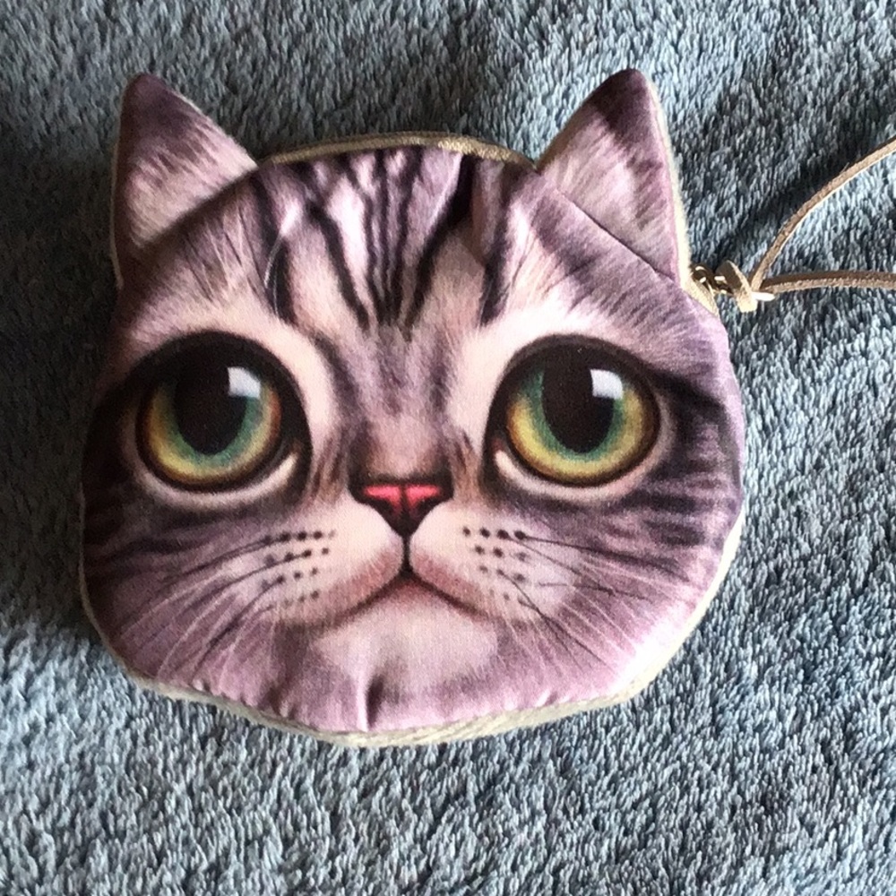 Cat Face Coin Purse